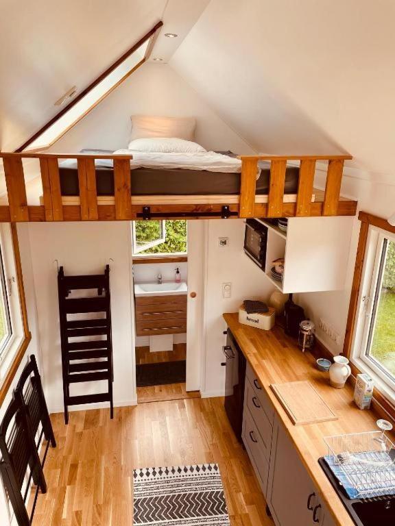 Tiny House Fleesensee Mit Eigenem Garten Und Nur Wenige Meter Vom Seeufer Göhren-Lebbin Exterior foto